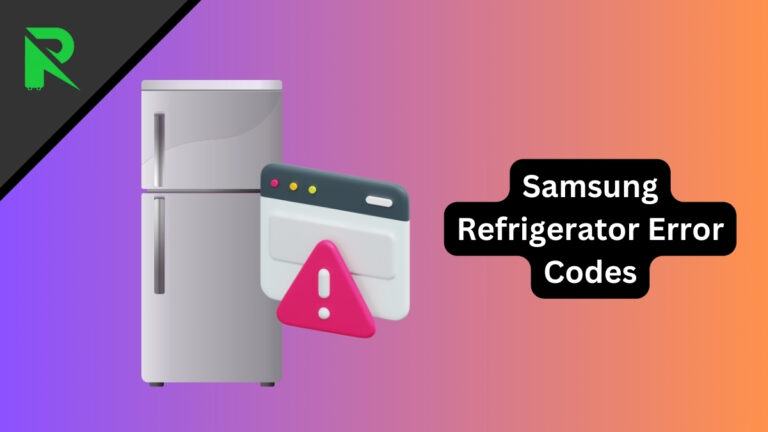 Samsung Refrigerator Error Code