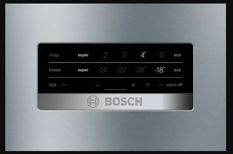 Bosch temperature
